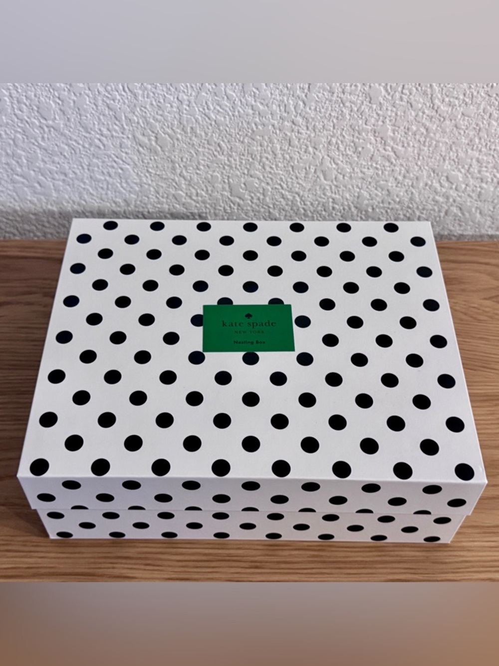 kate spade Black Dot Nesting Box - Picture 2 of 4
